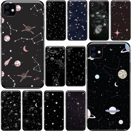 Starry sky abstract love universe Phone Case for iPhone 11 12 pro XS MAX 8 7 6 6S Plus X 5S SE 2020 XR