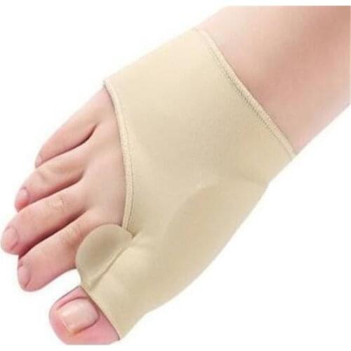 1Pair Forefoot Insole Toe Corrector Orthotics Foot Care Bone Thumb Adjuster Correction Soft Socks Bunion Straightener Pads