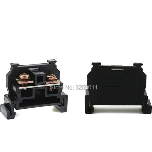 20PCS Suyep TBR-30A 30A 600V Wire Screws Terminal Block for Cable Connector Black 2.5-4 mm