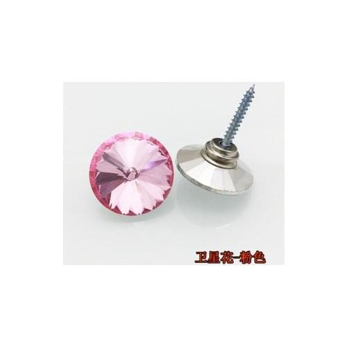 A5 20MM Crystal glass soft bag crystal button sofa bedside KTV background wall drill button decorative button DIY button