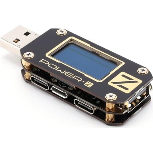 Type-C QC3.0/PD Digital Voltmeter Amperimetro Digital Voltage Current Amp Volt Type-C Meter USB Tester Power Bank Detector