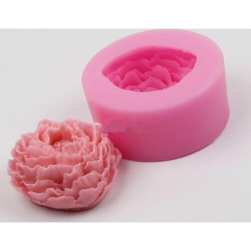 Resin soap mould for decorative candy cake Making DIY Craft Bath Soap Mold Silicon 3D flower Mould