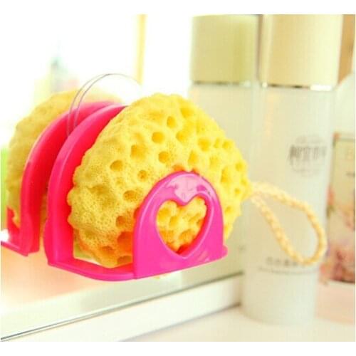 EMS shipping 100 pieces dish cloths rack suction sponge holder clip rag Storage Rack 8*4*7 cm mixed colors