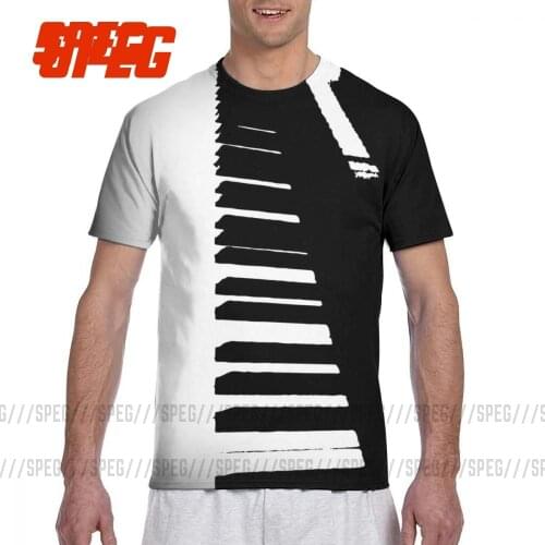 Piano Keyboard T-Shirts Men All Over Print Full 3D Polyester T Shirt Music Musician Musical Instrument Tees Gift Idea Clothing
