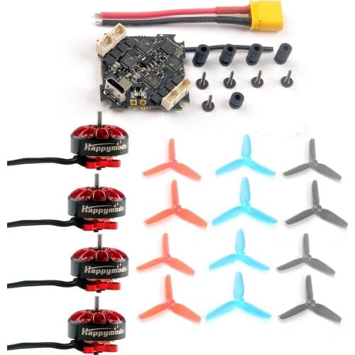 Happymodel Crazybee F4 Lite 2-4S Flight Controll w/ EX1203 1203 Motor 65mm Prop for Mobula 6 Tiny Bwhoop 1S 65mm Brushless Drone