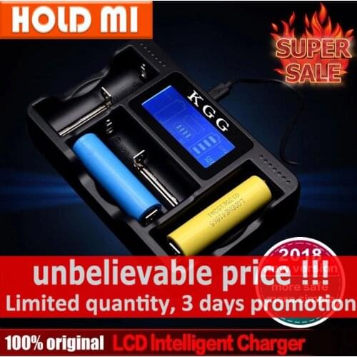 LCD Display USB Rapid Intelligent Charger For AA/AAA/AAAA/C 18650 18350 26650 22650 10440 14500 NiMH Battery Smart Charger