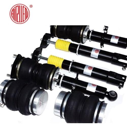Air suspension coil for Nissan 370Z z34 Pneumatic air spring+coil adjustable damping coilovers Airllen airbags+ shock absorber