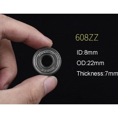 10PCS RiccoDi 608Z 8X22X7 mm Miniature 608Z Longboard Skateboard