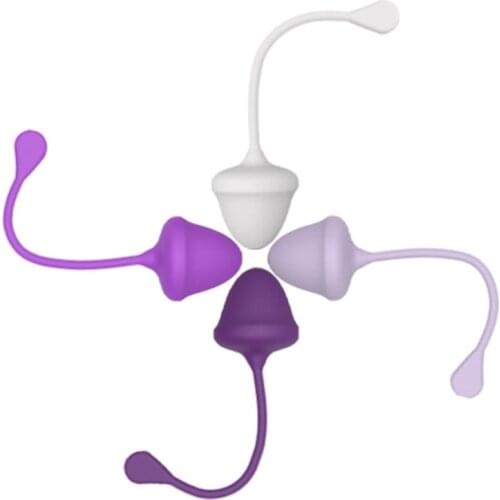 New Silicone Cherry Silicone Vagina Ball Dumbbell Female Kegel Weight Kegel Excise Ball Yoni Egg Ben Wa Ball Pelvic Floor Muscle