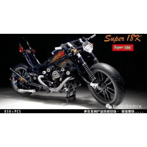 New Technic Motorcycle Toy Compatible 42107 10269 Building Blocks Motorbike Model Toys for Kids Children Christmas Gift