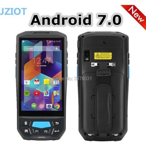 Warehouse portable 1d barcode scanner bluetooth wifi android pda device handheld terminal android 7.0