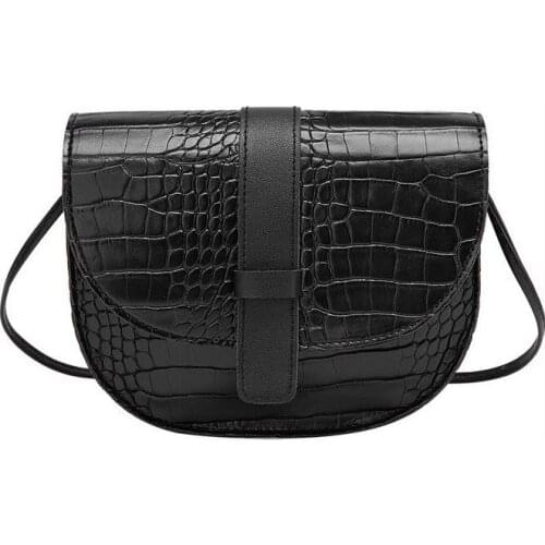 Luxurious Crossbody Bag For Women Fashion PU Leather Shoulder Bag Crocodile Pattern Casual Messenger Bag Handbag For Women