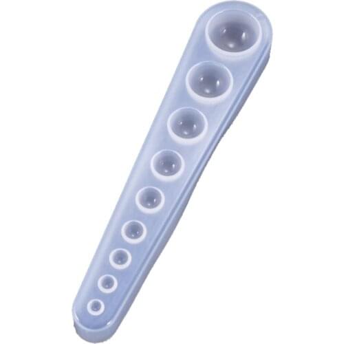 Crystal Dropping Mold Semi-circular Mirror of Orthodox Hemisphere Silica Gel Mold