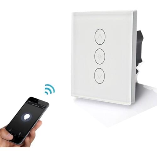 Smart EU WiFi LED light Switch 220V Dimming Glasses Panel Switch Support Alexa Google Home Voice Control touch switch smart home