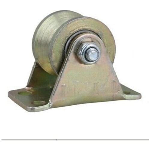 1PCS Groove Ring Wheel 200KG Load Capacity Groove Rigid Wheel Steel Wheel Sliding Door Heavy Duty Pulley Groove Wheel