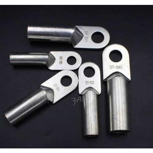 1piece DT-500 500mm2 Cable Lug Terminal Connector Copper Coated tin Tone for 21mm Dia Bolt Electric power fittings B type