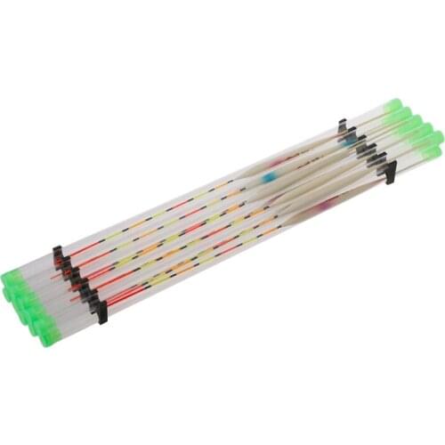 10Pcs Wood Fishing Float Tank Slip Drift Tube Bobber Tackle Tool Accessories New
