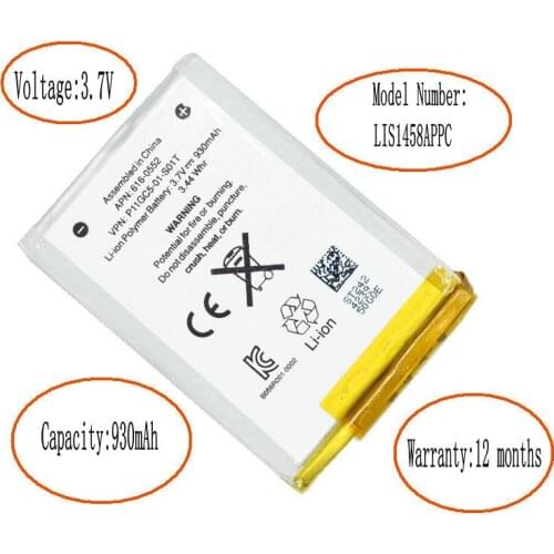 30pcs/lot 930mAh 616-0553 / LIS1458APPC Internal Replacement Battery For iPod Touch 4th Generation 4 4g