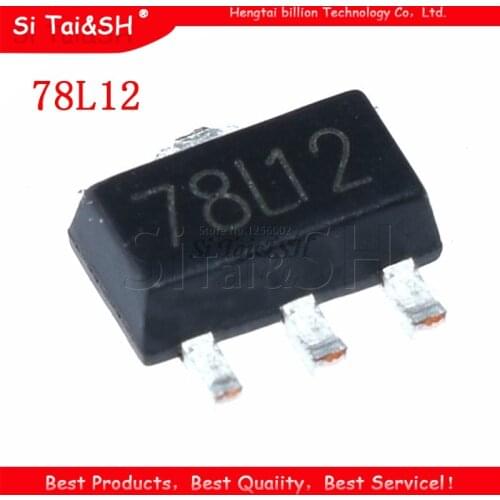 50PCS 78L12 SOT-89 SMD 12V SOT89 SOT three-terminal regulator new and original