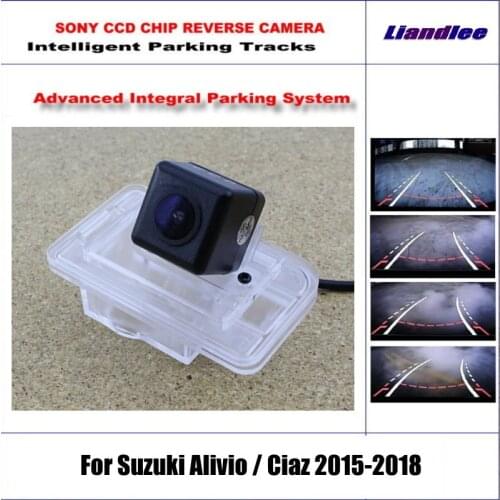 Auto Intelligentized Reverse Rear View Camera For Suzuki Alivio / Ciaz 2015-2018 Parking Dynamic Trajectory Guidance CAM
