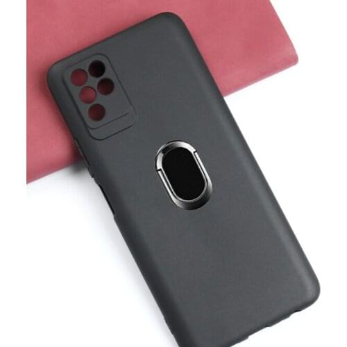 Cases for Infinix Note 10 X693 Back Ring Holder Bracket Phone Case Cover for Infinix Note 10 Pro Phone TPU Soft Silicone Bags