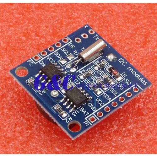 I2C RTC DS1307 AT24C32 Real Time Clock module without battery diy electronics