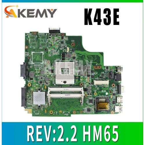 K43E Motherboard REV:2.2 HM65 For ASUS K43SD X43S A43S K43S laptop Motherboard K43E Mainboard K43E Motherboard test OK
