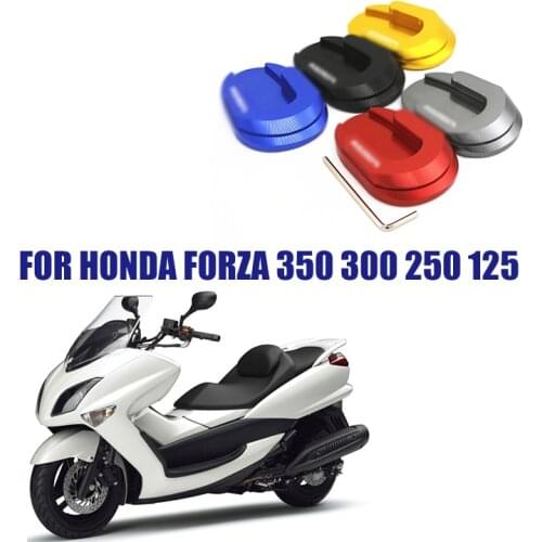 Motorcycle Modified Kickstand Sidestand Plate Extension Side Stand Side Brace Enlarger Pad For Honda Forza 350 300 250 125