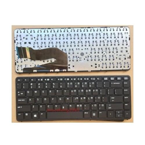 US new laptop keyboard for HP EliteBook 840 G1 850 G2 ZBook 14 black