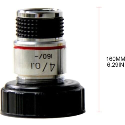 2021 New 4X 10X 40X 100X Microscope Objective Lens Achromatic Objective Microscope parts