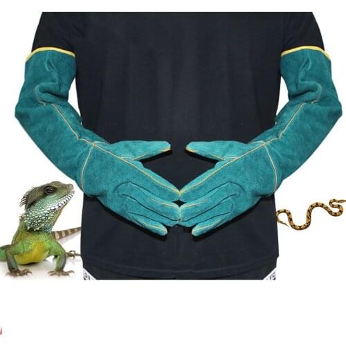 Animal Handling Gloves 26cm Anti-Bite/Scratch for Dog Cat Parrot Snake Lizard Reptile Wild Animals Bathing Grooming
