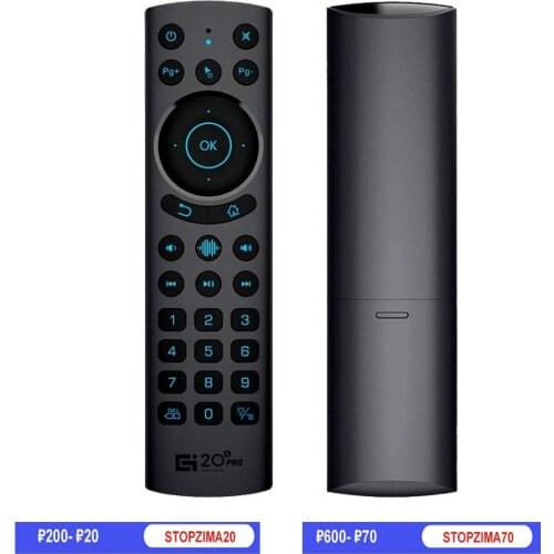 G20BTS Plus 2.4G Wireless Voice Backlit Gyroscope Air Mouse Smart Remote Control for Xiaomi Android TV Smart TV Mibox Fire Stick