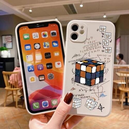 Fashion Magic Cube Letter Rubber case for Vivo Y11 2019 V17 NEO V9 Y85 V11i Y95 V15 Y17 Y15 Y12 S1 Y7S Slim TPU Shockproof Cover