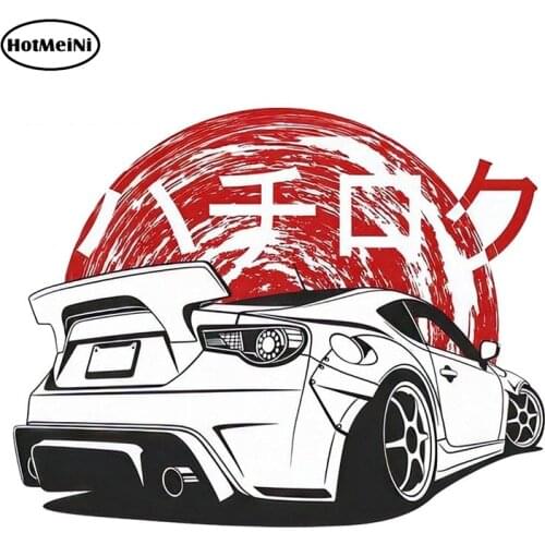 HotMeiNi 13cm x 7.3cm AE86 GTR Japan JDM Sticker Car Stickers Waterproof Accessories Car Bumper Window Anime Decal