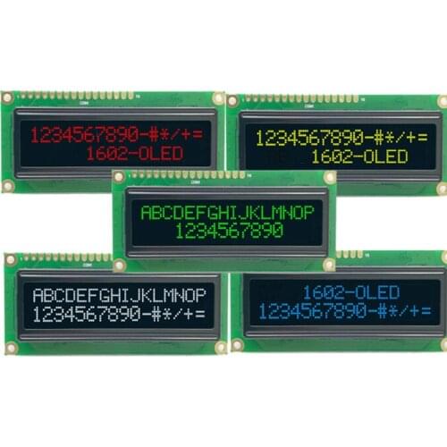 4.0 inch 16PIN 1602B LCD Screen Parallel Interface 5V Yellow Green Backlight