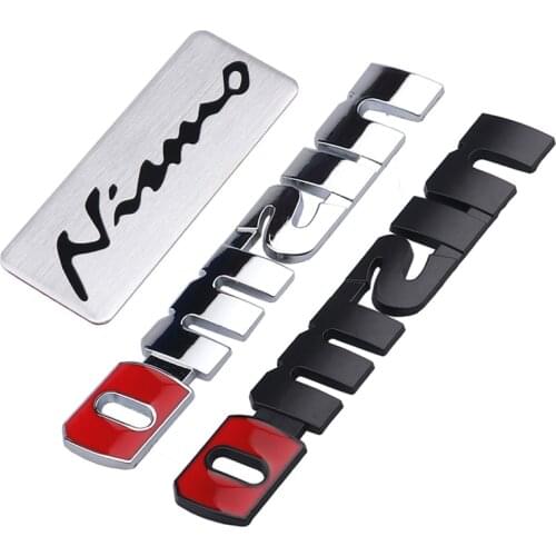 3D Metal nismo Car Sticker For Nissan Metal Pure Drive Nismo Emblem Decal Car Styling for Nissan Qashqai X-trail Car styling