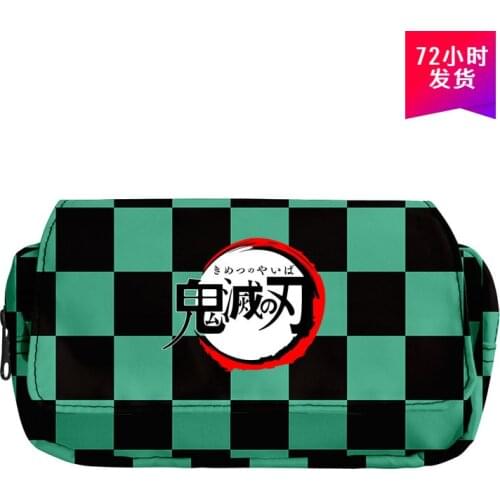 Demon Slayer Kamado Nezuko cosplay pencil case pencil case pencil case schoolbag cartoon for elementary and middle school