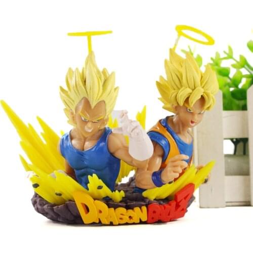 Dragon Ball Z Son Goku Vegeta Super Saiyan DBZ Colletive PVC Action Figure Toys
