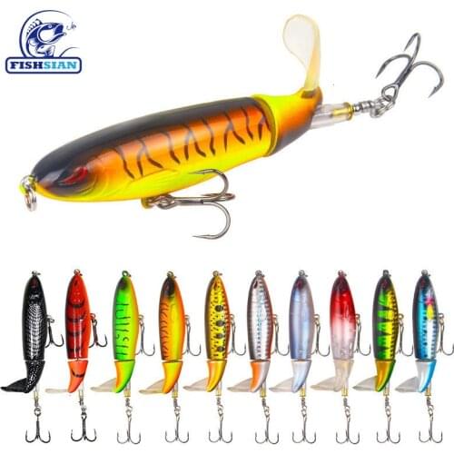 Fishsian 2021 Fishing Lure Whopper Plopper 35g Fishing Tackle Topwater bait Swim Bait Isca Artificial spinner bait Hard lure
