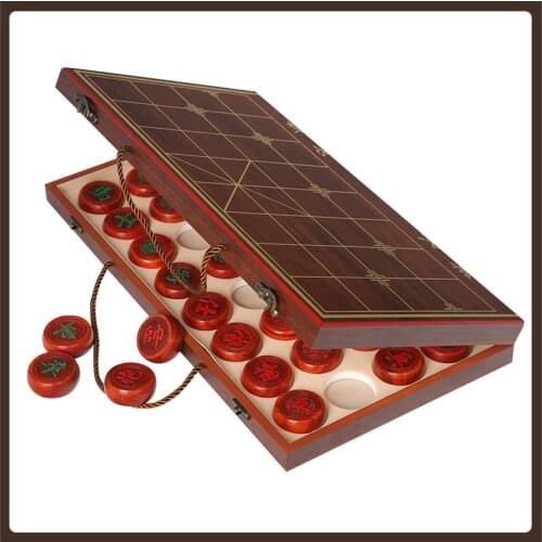 Game Chinese Chess Decoration Professional Chinese Chess Set Luxury Big Table Games Wood Giochi Per Bambini Chess Board Wood