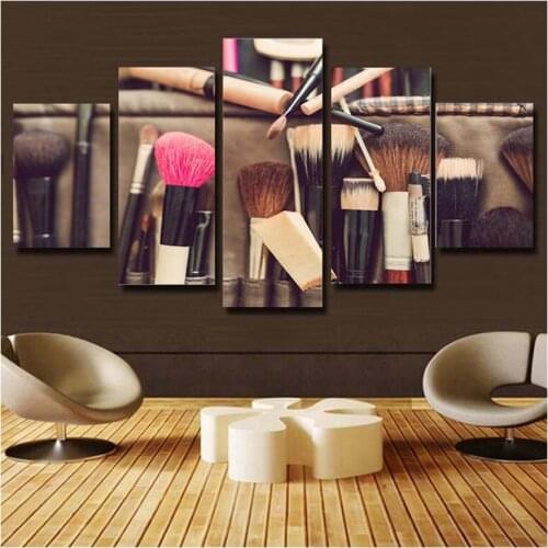 5DDiy Diamond Painting Full Square Drill 5Panel Colour Makeup Tools Mosaic Kit Diamond Embroidery Round Wedding DecorationZP-361