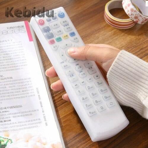 TV Remote Control Set Waterproof Dust Silicone Protective Cover Case Stylish 21*5*2CM Silicone TV Remote Control Cover