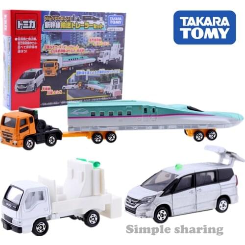 TOMICA Shinkansen Model Kit M.4 Nissan Isuzu Takara Tomy DieCast Car Pop Hot Baby Toys For Children Magic Puppets