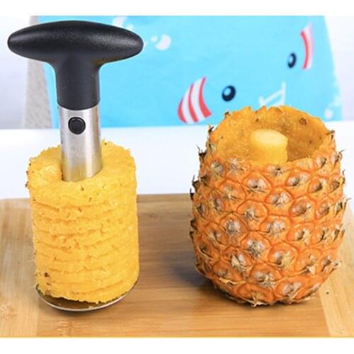 Stainless steel pineapple peeler slicer slicer core leather core tool fruit vegetable knife gadget kitchen accessories spiral sc