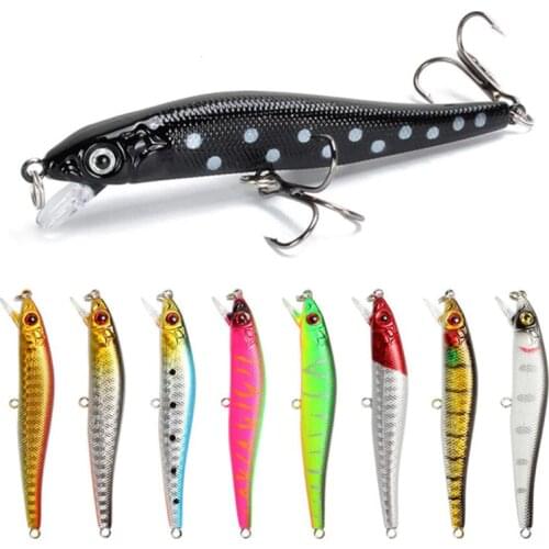 1 PCS Fishing Lure Hard Bait 8.5cm/5.8g Minnow Crankbait Wobblers Peche Bass Artificial Baits Pike Carp Lures Swim Bait FD88