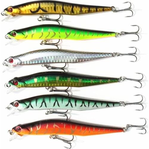 Laser paint lures swimbait wobbler 1pcs/lot 14CM/11G Minnow Fishing lure pesca tackle artificial hard bait plastic
