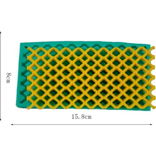 Luyou Diamond Silicone Mat for Cake Decoration Sugar Lace Fondant Mold Cake Tools, Kitchen Silicone Cake Lace Mats FM1072