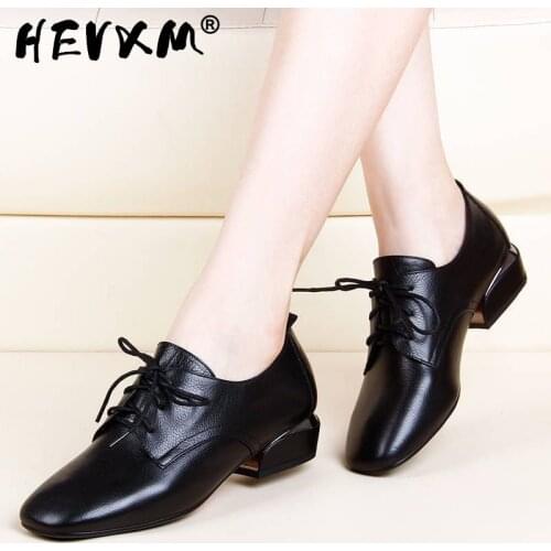 Shoes Women Pumps 2020 Autumn New White Fashion High Heels Work Ladies Leather Shoes Plus size Retro Woman Shoe Zapatos mujer