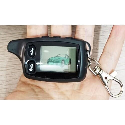 TW9030 LCD Remote Control Key Fob Trinket for Russian TW 9030 TW9020 two way car alarm system Tomahawk TW-9030 Keychain