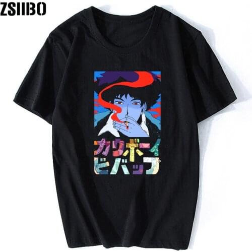 See you space cowboy Japanese Anime Movie T-shirt O-Neck Short Sleeves Summer Casual Fashion Unisex Men And woman tshirts tops